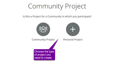 Choose Project Type
